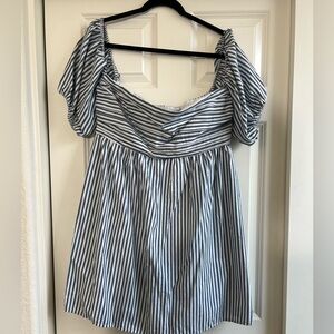 Abercrombie & Fitch Emerson Off-The-Shoulder Skort